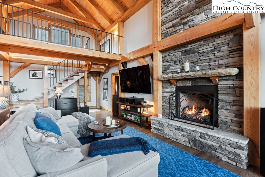 331 May Apple Trail Newland, NC 28657 - Photo 5 of 48 a living room with furniture and a fireplace