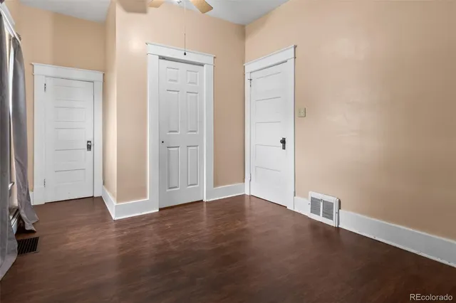 wooden floor in an empty room
