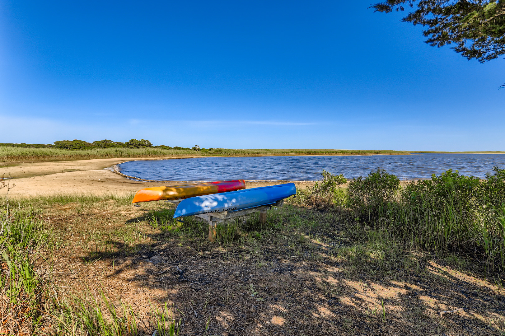 38 Black Point Road Chilmark, MA 02535 - Photo 25 of 38 a view of a lake with a mountain