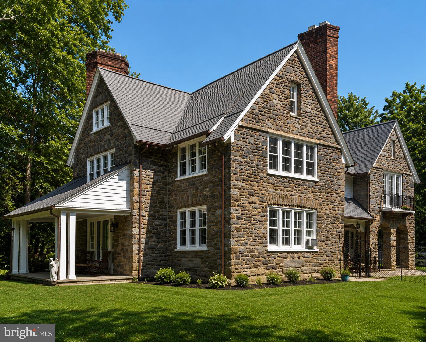 1209 Lenox Road Jenkintown, PA 19046 - Photo 29 of 45 Charming stone home in lush greenery.
