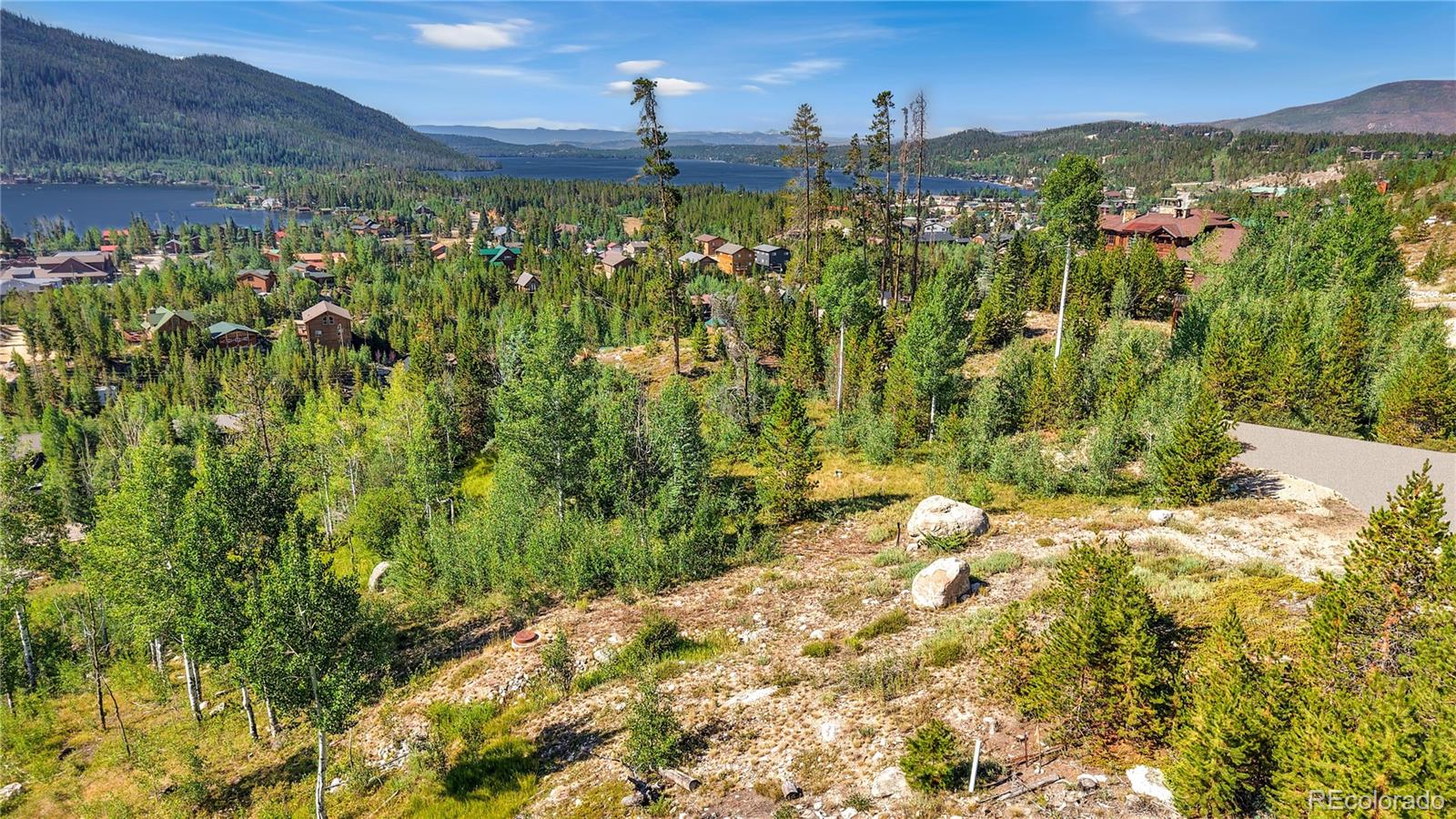 932 Old Tonahutu Ridge Road Grand Lake, CO 80447 - Photo 7 of 34 a view of a city with green space