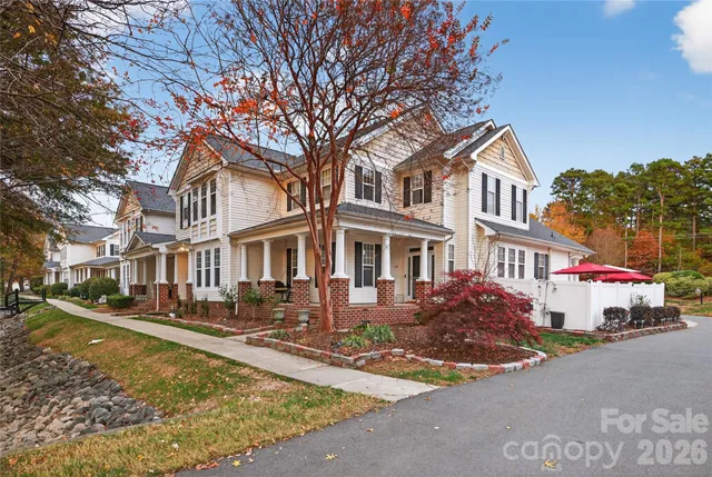 a view of a white house