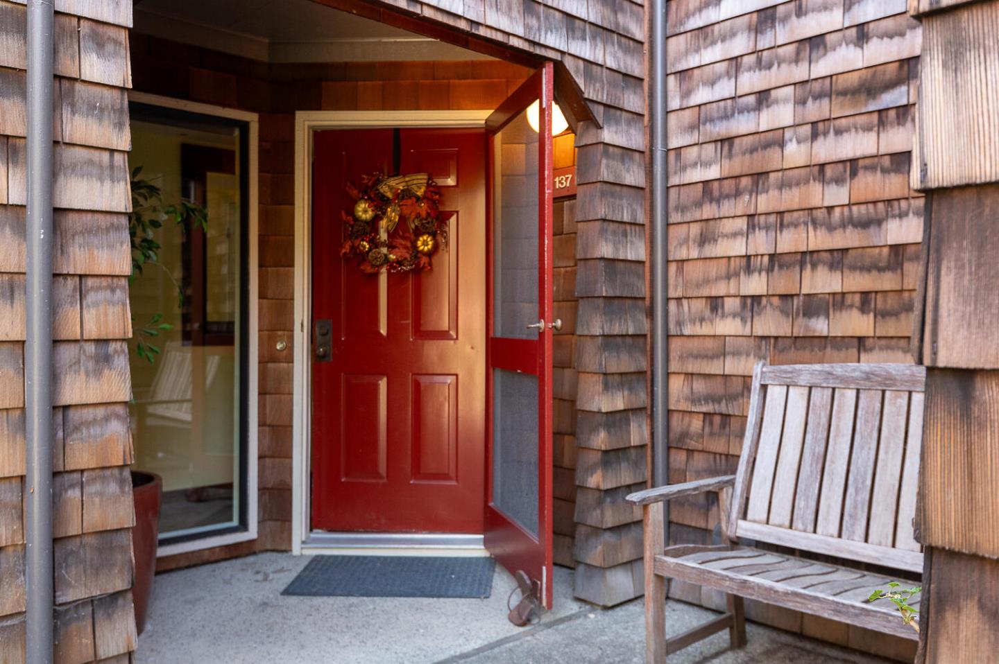 137 Peter Coutts Circle Stanford, CA 94305 - Photo 23 of 28 a view of front door with outdoor seating