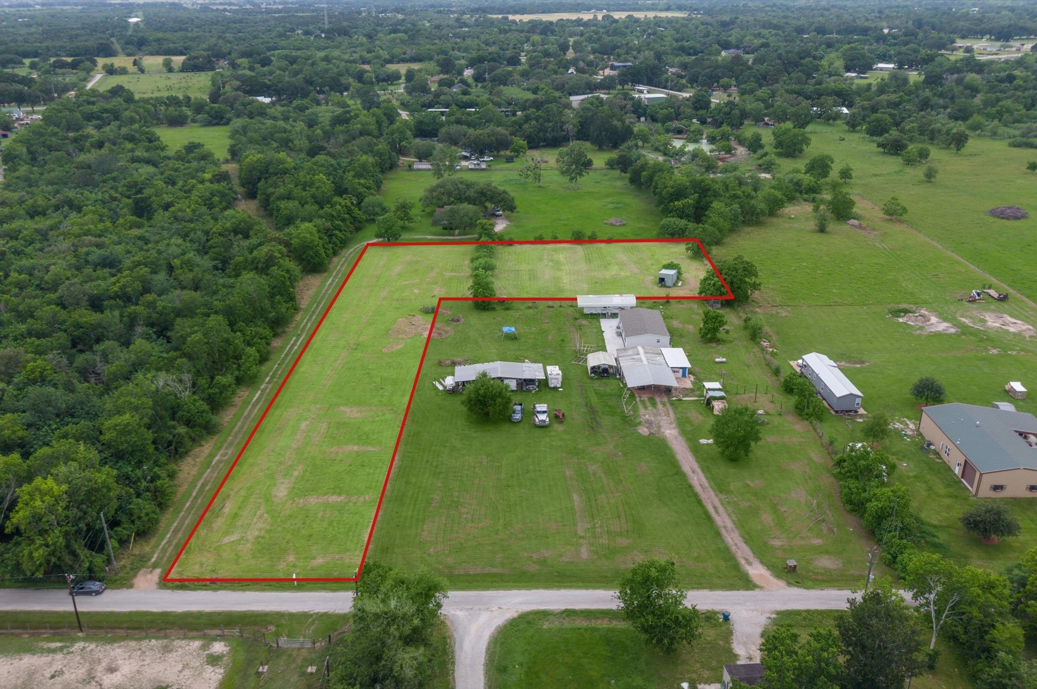1529 Manak Road Sealy, TX 77474 - Photo 9 of 11 an aerial view of a football ground