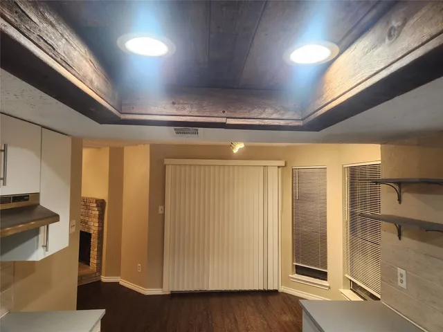 a view of empty room