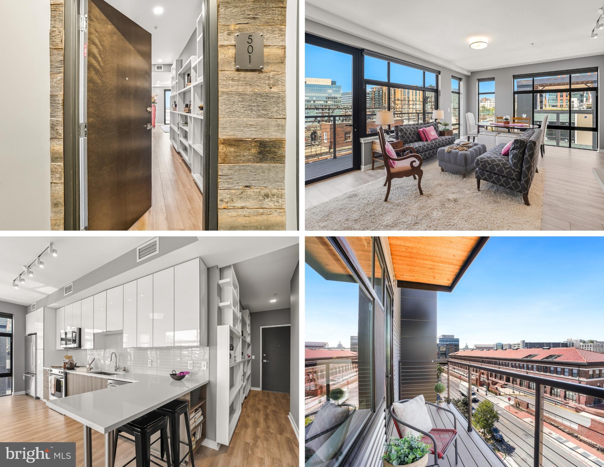 911 2nd Street Northeast, Unit 501 Washington, DC 20002 - Photo 2 of 30 a view of living room and dining room
