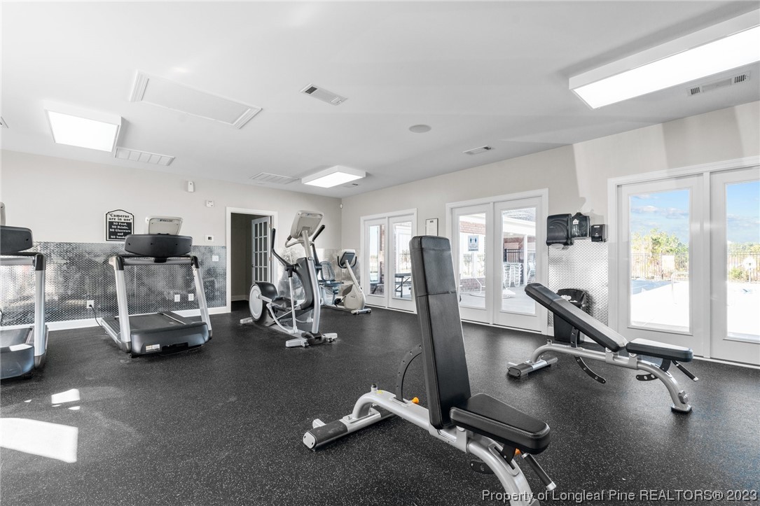 162 Old Montague Way Cameron, NC 28326 - Photo 11 of 16 a view of a room with gym equipment
