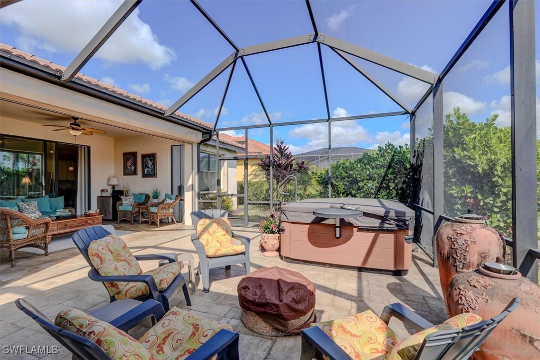 10655 Prato Drive Fort Myers, FL 33913 - Photo 40 of 49 a outdoor space with patio the couches and pool