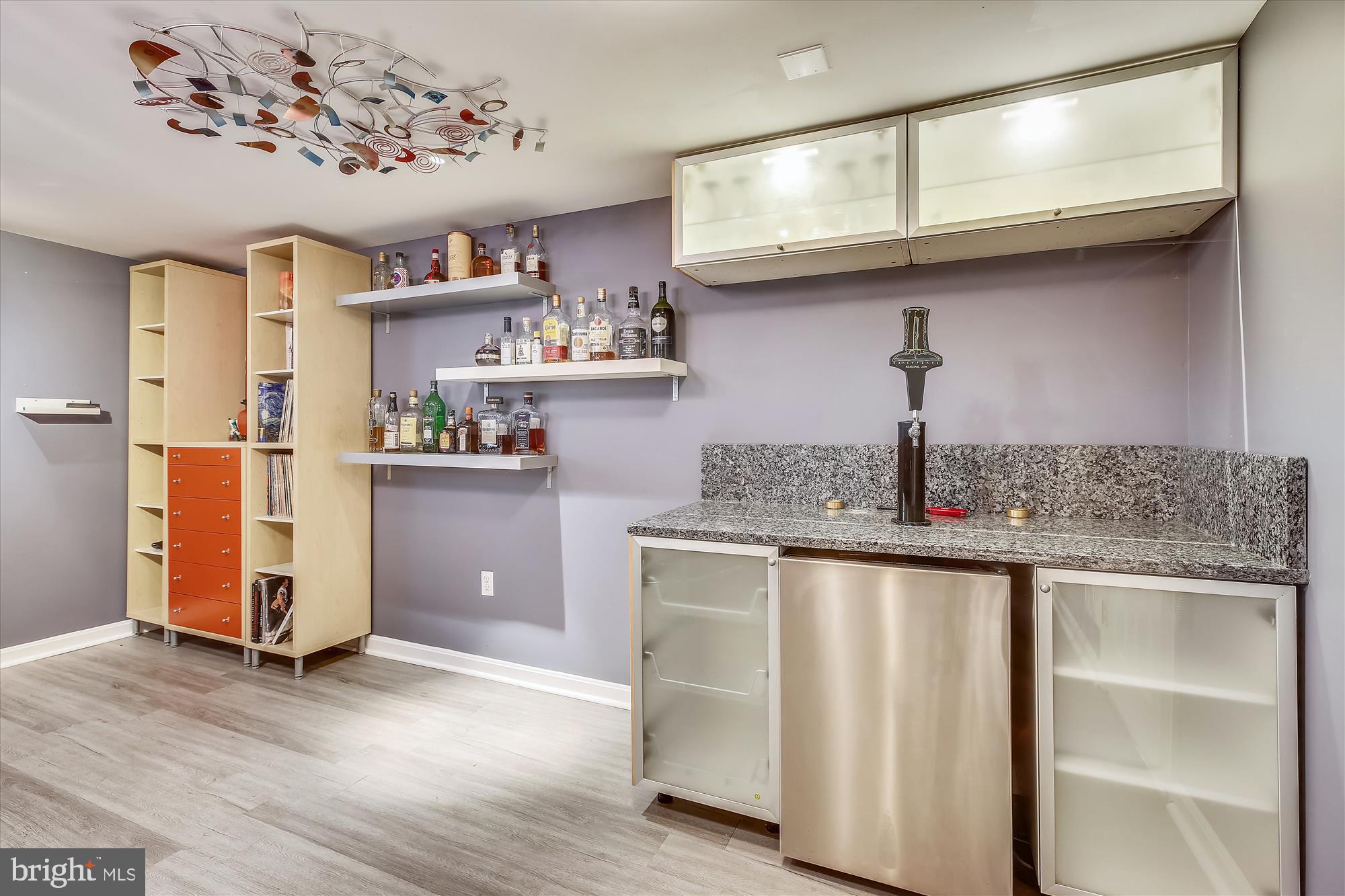 8315 Aqueduct Road Potomac, MD 20854 - Photo 23 of 34 Lower Level bar