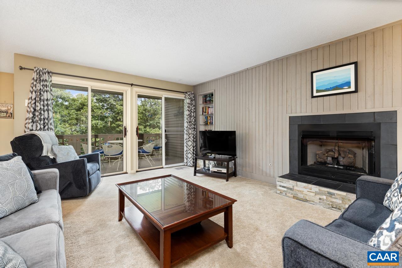 2029 Stone Ridge Wintergreen, VA 22967 - Photo 1 of 30 a living room with furniture a flat screen tv and a fireplace