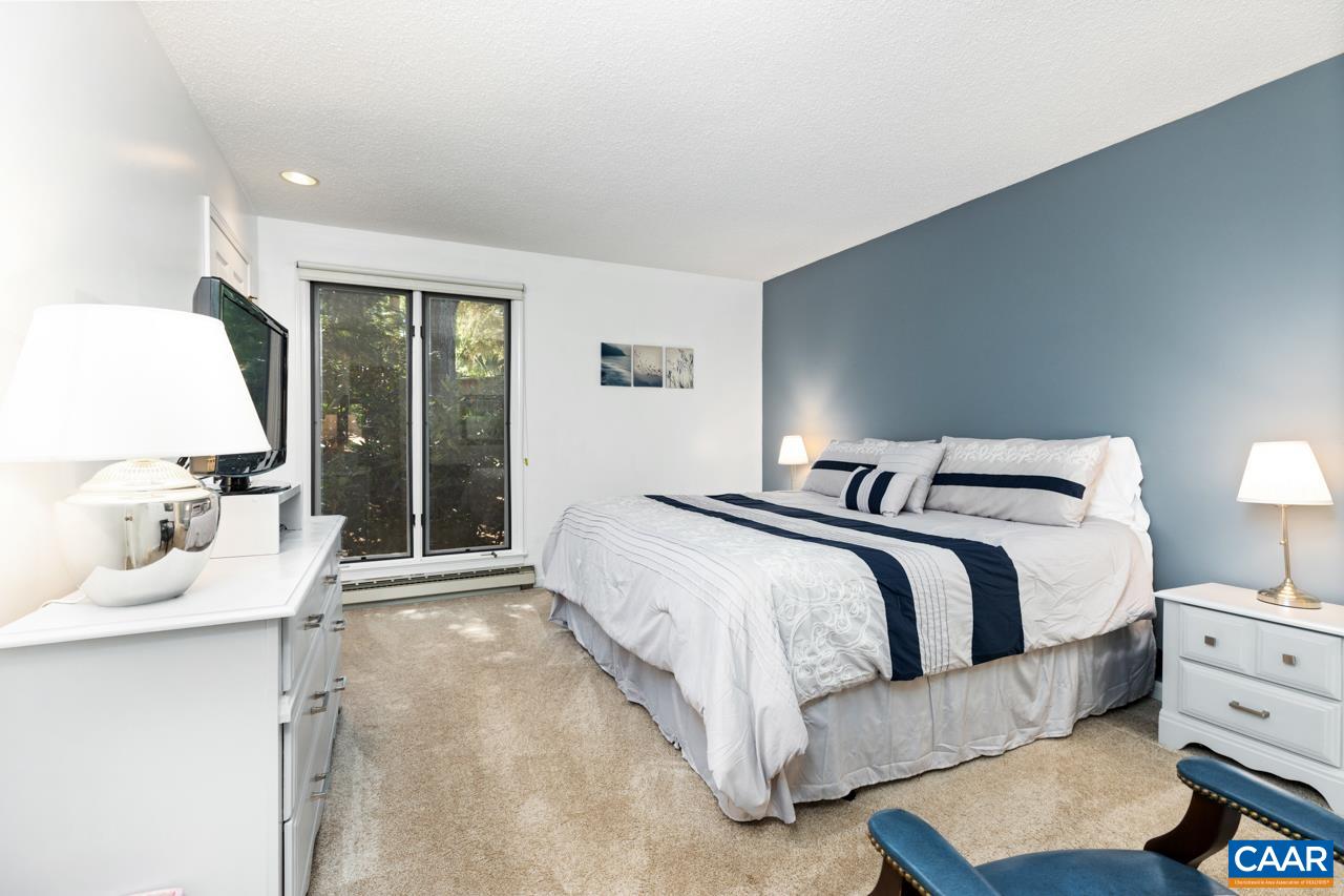 2029 Stone Ridge Wintergreen, VA 22967 - Photo 18 of 30 a bedroom with a large bed and a couch