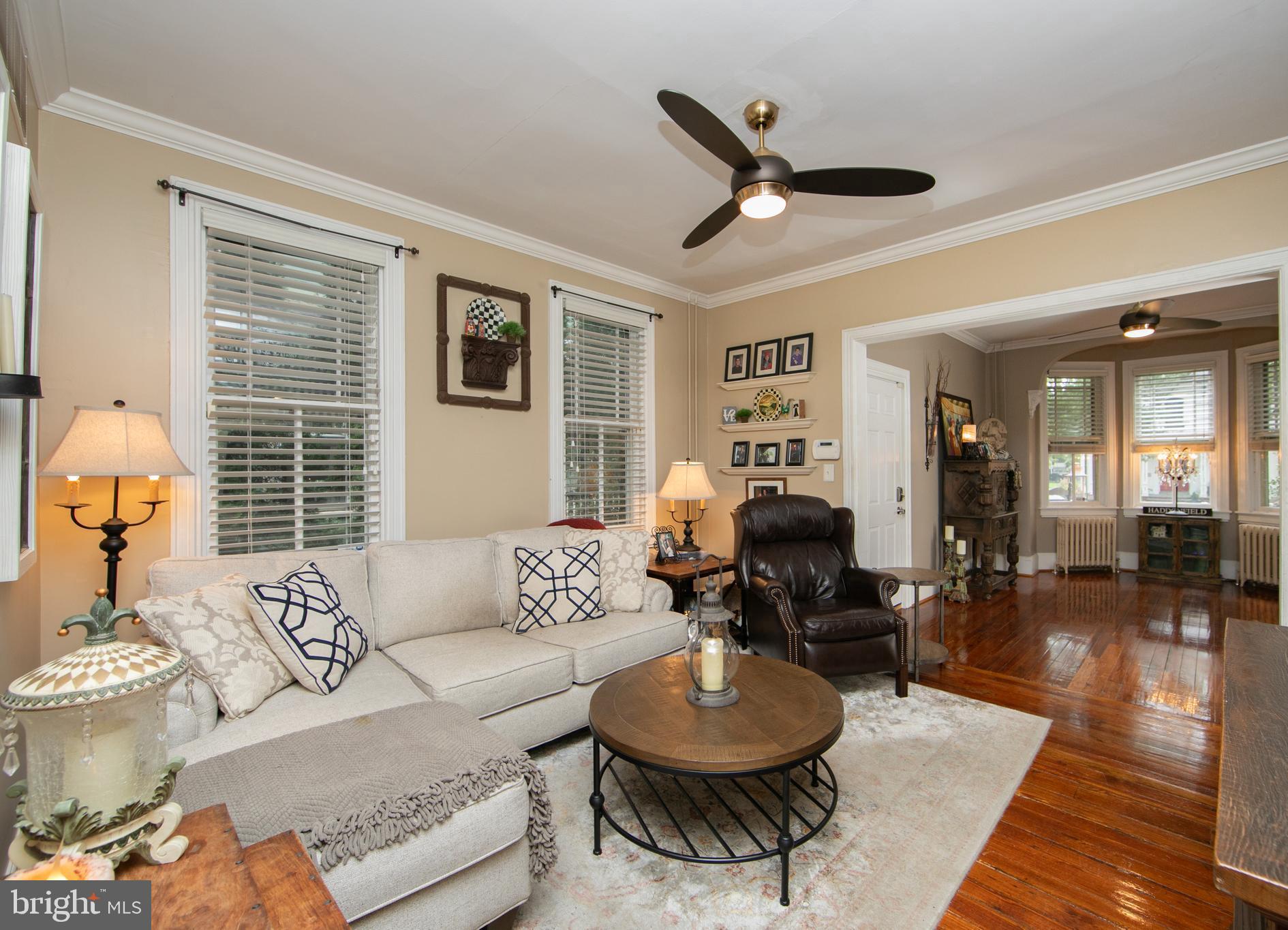 107 Centre Street Haddonfield, NJ 08033 - Photo 12 of 45 a living room with furniture and a wooden floor