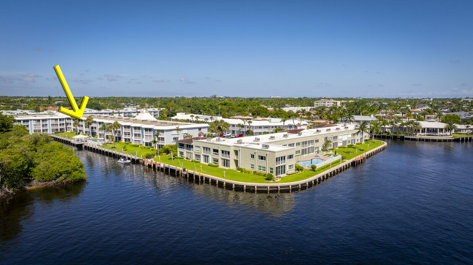 700 Harbour Drive, Unit 2310 Boca Raton, FL 33431 - Photo 38 of 40 a view of a swimming pool with a ocean view