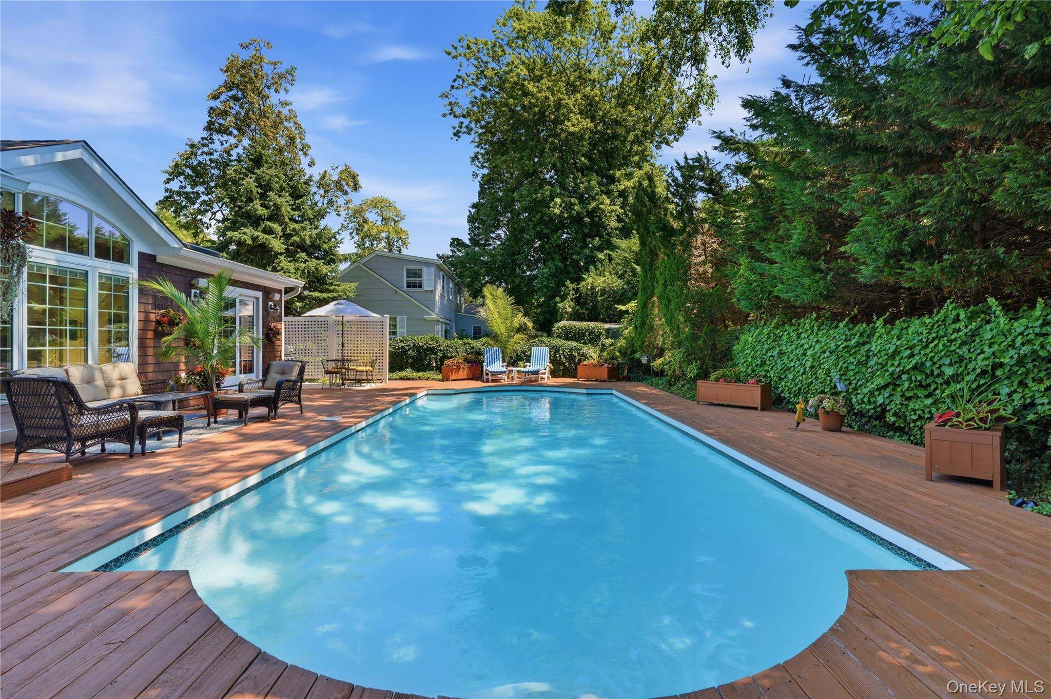 130 Fairview Road Massapequa, NY 11758 - Photo 36 of 47 Gunite Saltwater Pool