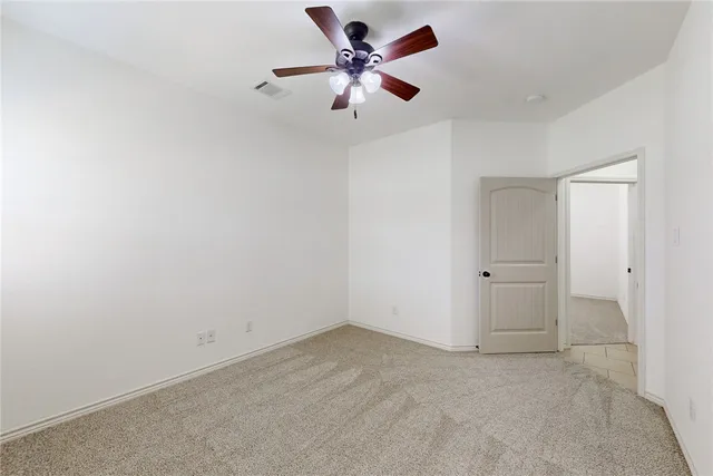 a view of an empty room