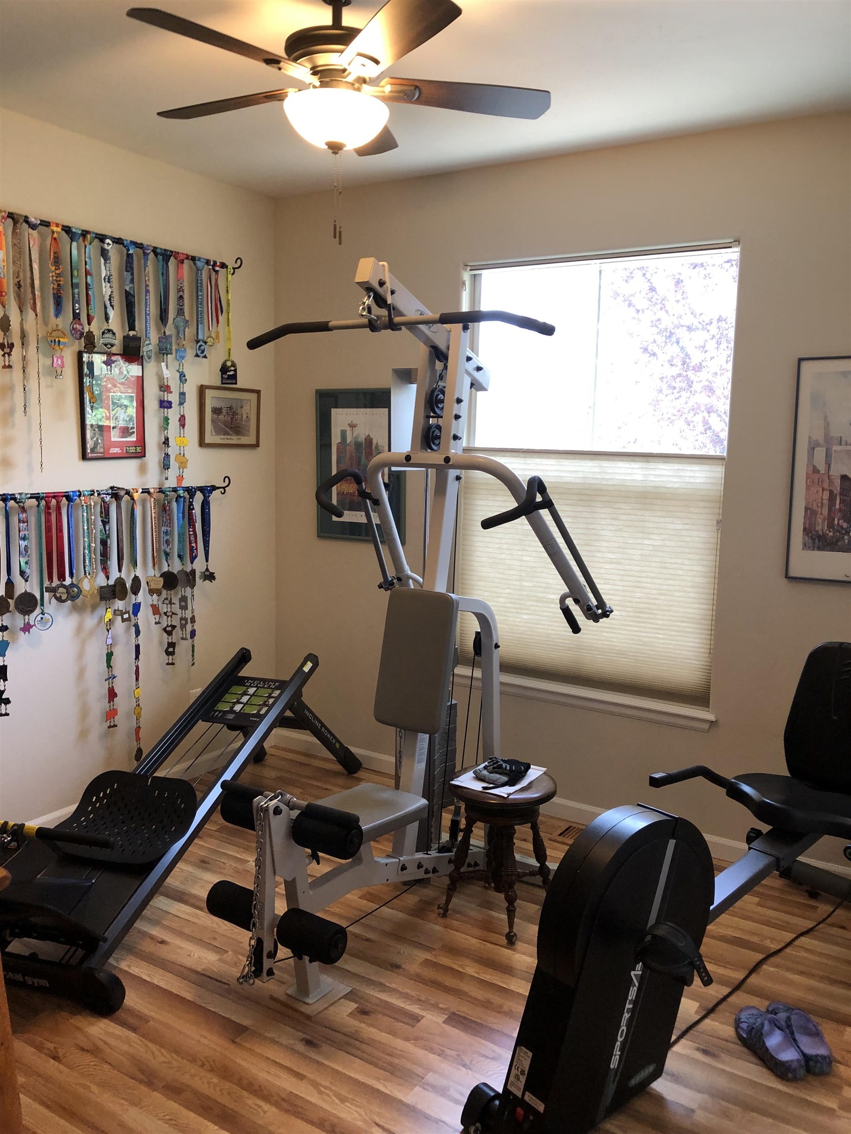 616 Saffron Way Grand Junction, CO 81505 - Photo 13 of 27 a room with gym equipment and windows