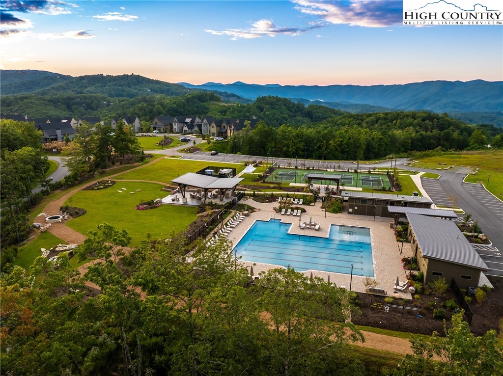 227 Red Cedar Road Boone, NC 28607 - Photo 47 of 50 a view of a swimming pool with a mountain view