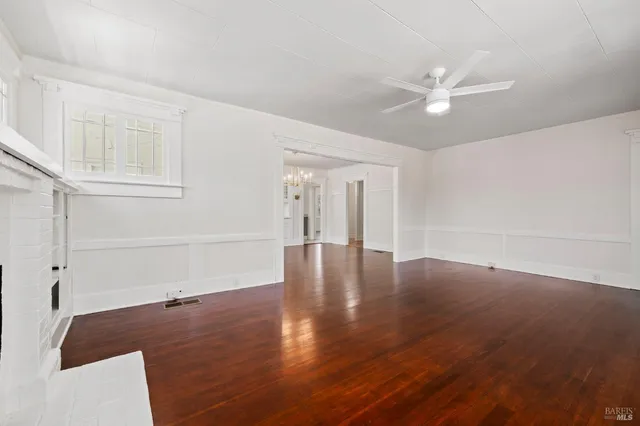 a view of a house with a street
