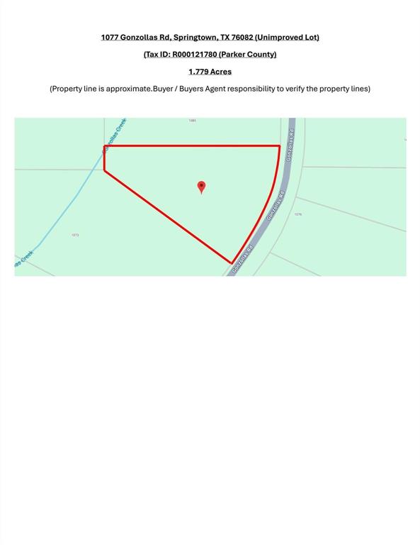 1077 Gonzollas Road Springtown, TX 76082 - Photo 12 of 16 a picture of a floor plan