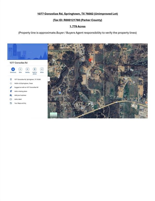 1077 Gonzollas Road Springtown, TX 76082 - Photo 13 of 16 a picture of a floor plan