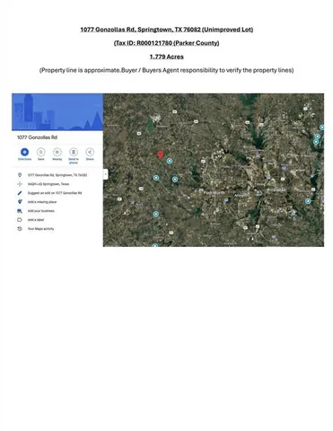 $59,000 | 1077 Gonzollas Road, Springtown, TX 76082