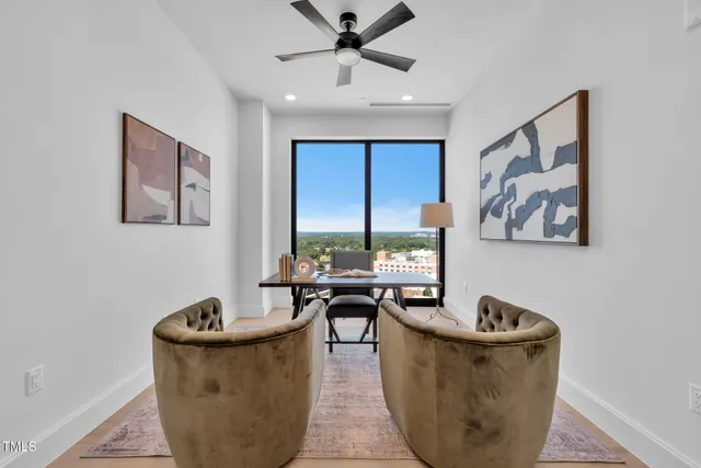 a bedroom with a bed and a fireplace