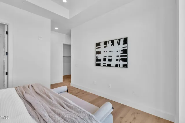 a view of city from a balcony