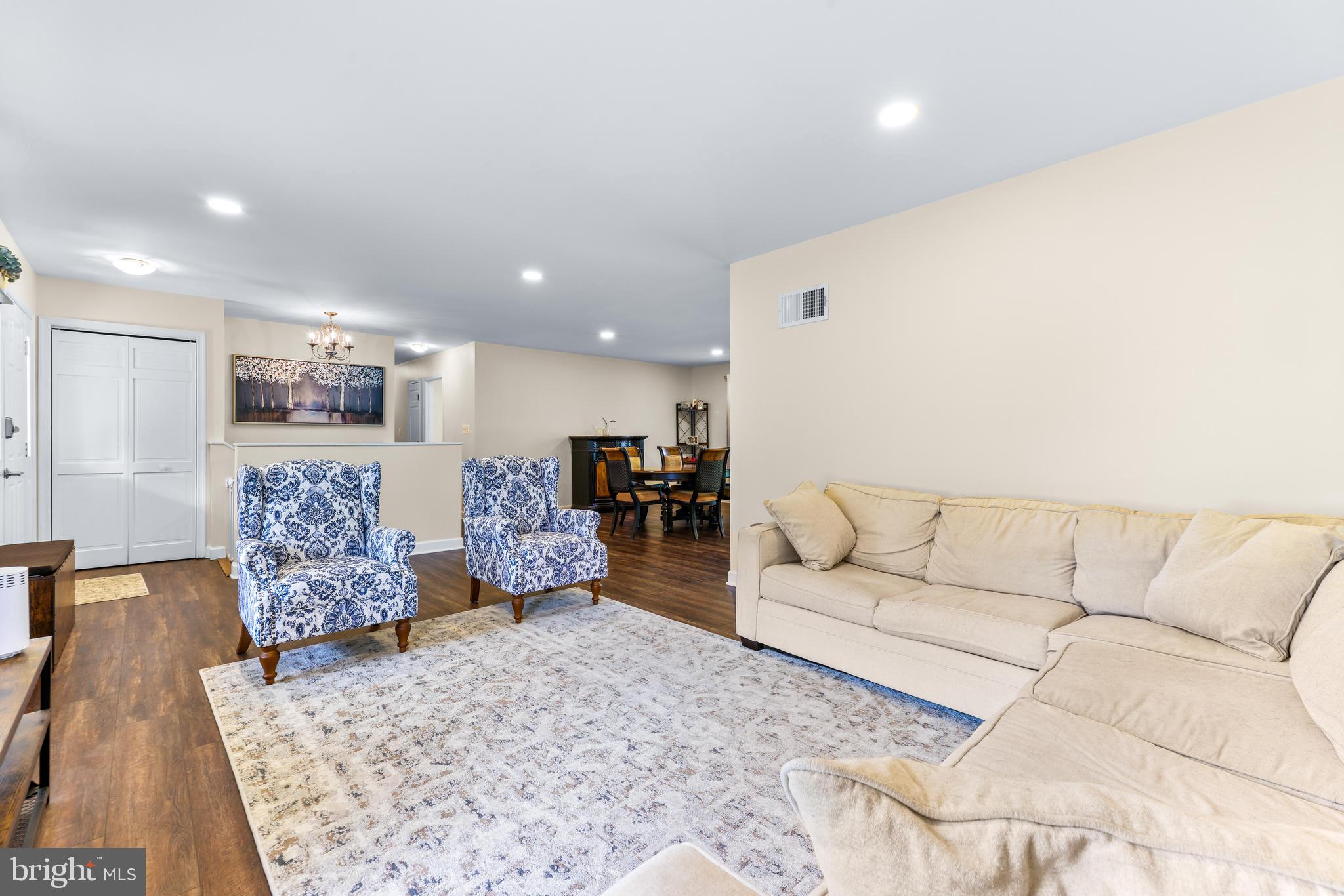 2847 Moores Road Baldwin, MD 21013 - Photo 13 of 73 a living room with furniture and kitchen view