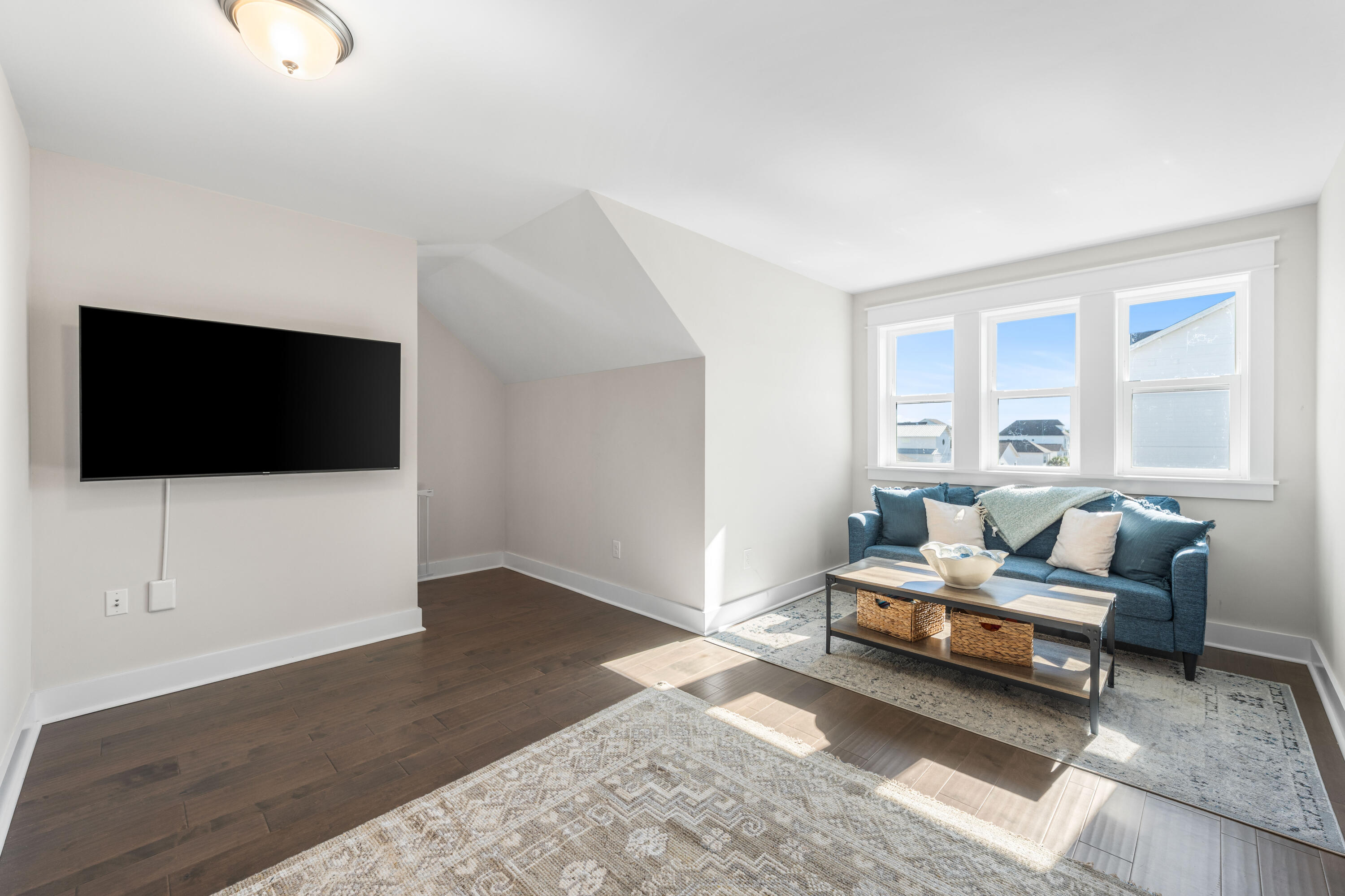 222 Valdare Ln Inlet Beach Inlet Beach, FL 32461 - Photo 27 of 39 a living room with furniture and a flat screen tv