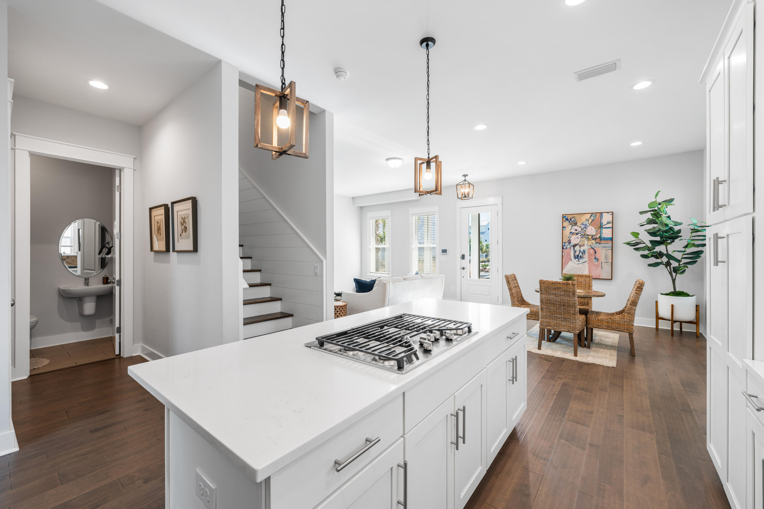 222 Valdare Ln Inlet Beach Inlet Beach, FL 32461 - Photo 10 of 39 a large kitchen with a table and chairs