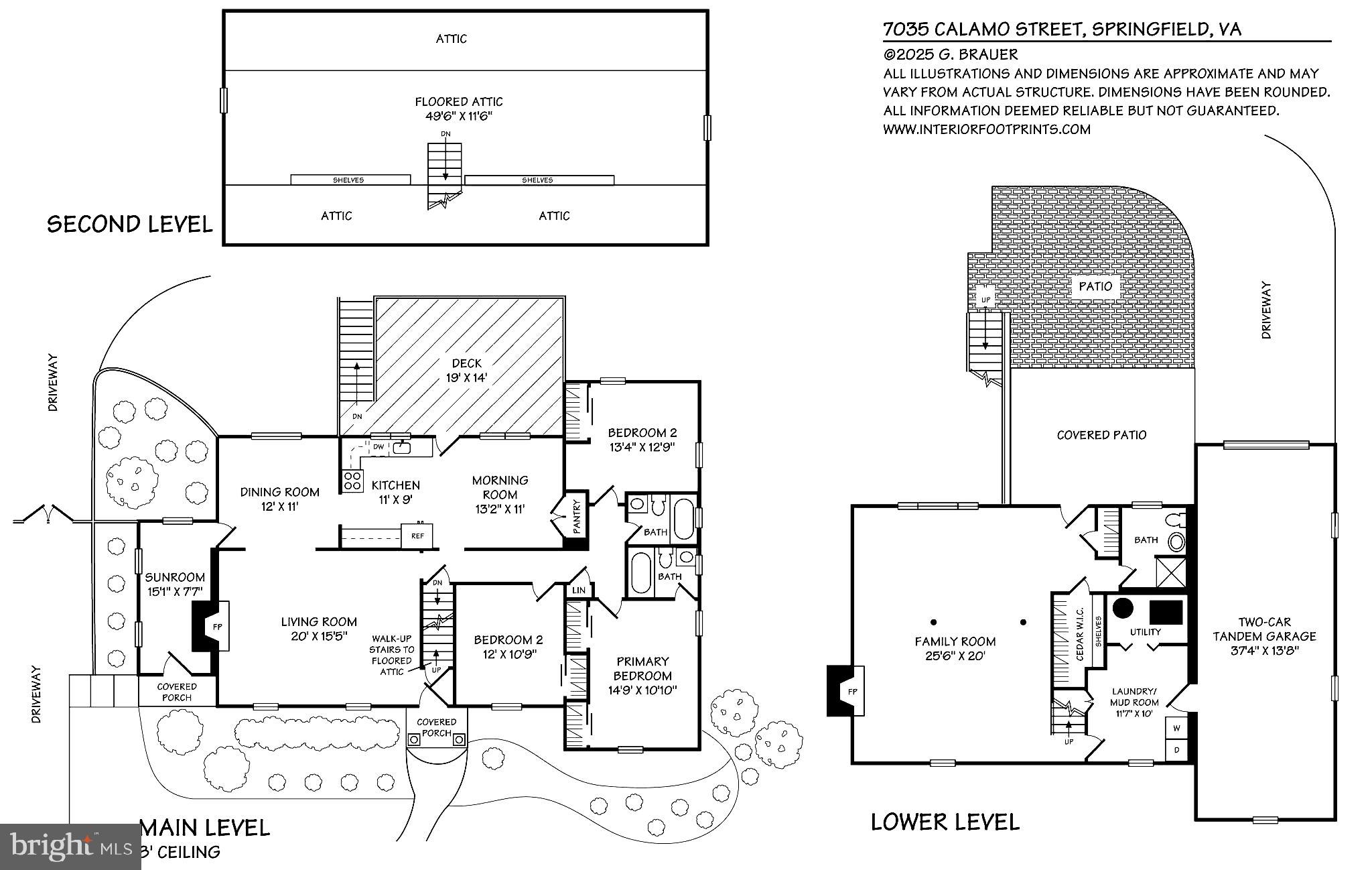 7035 Calamo Street Springfield, VA 22150 - Photo 39 of 39 Floor Plan