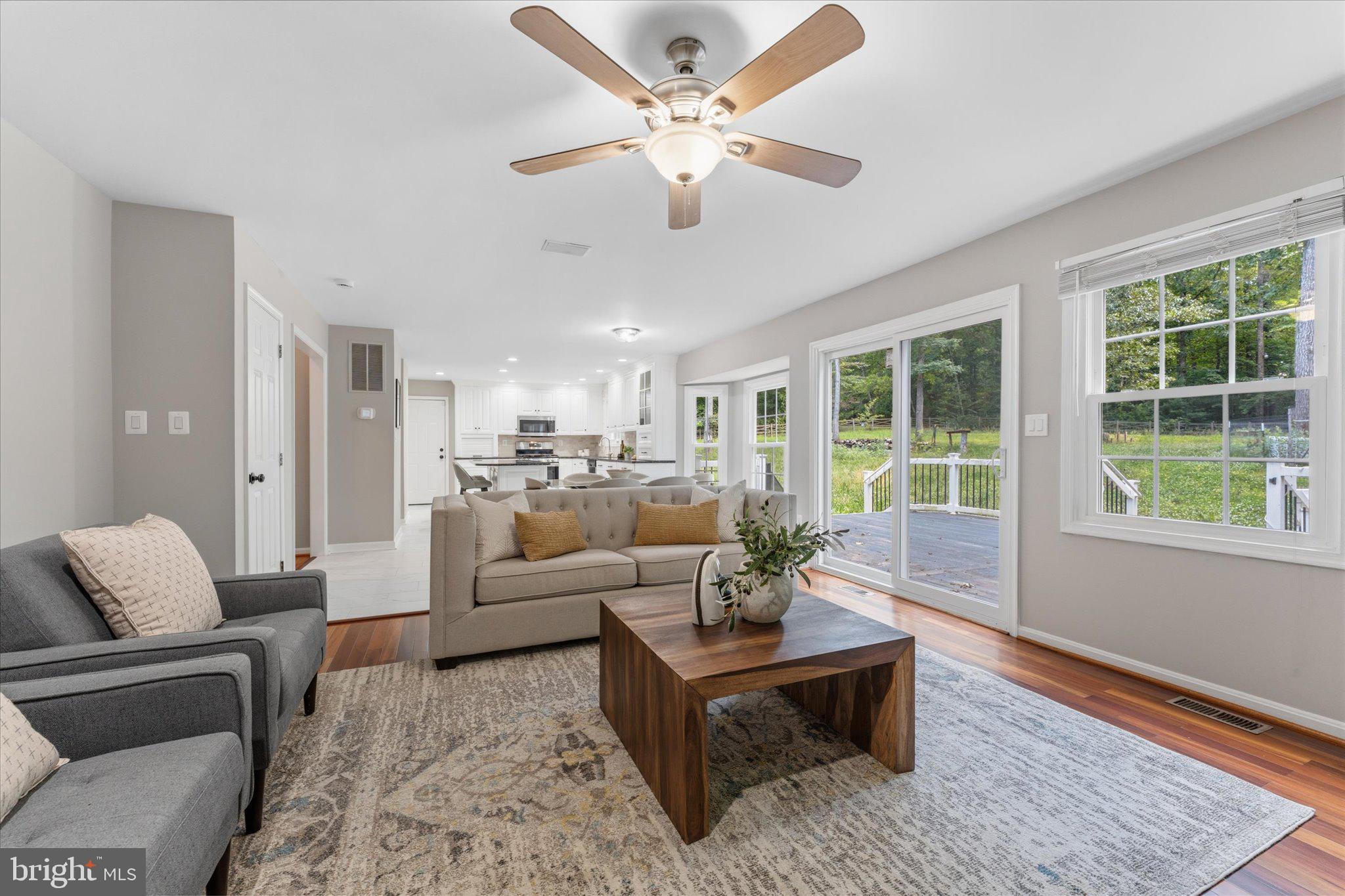 8047 Counselor Road Manassas, VA 20112 - Photo 17 of 55 Spacious family room with a deck leading outside