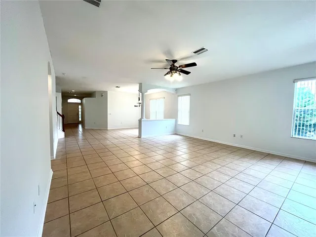 a view of a livingroom with a bathroom