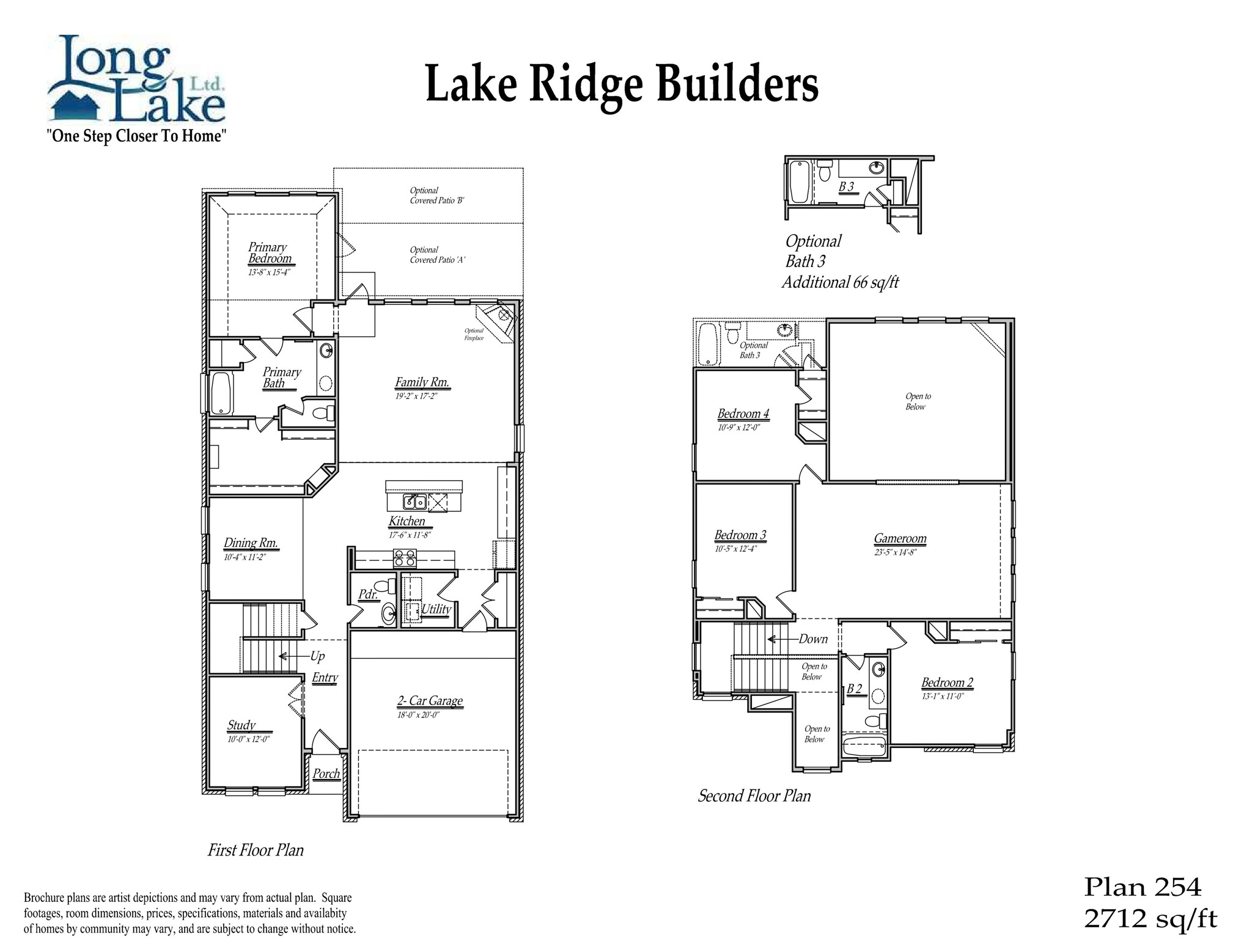2922 Burris Park Drive Spring, TX 77373 - Photo 2 of 37 Plan 254 features 4 bedrooms, 3 full baths, 1 half bath, and over 2,700 square feet of living space.