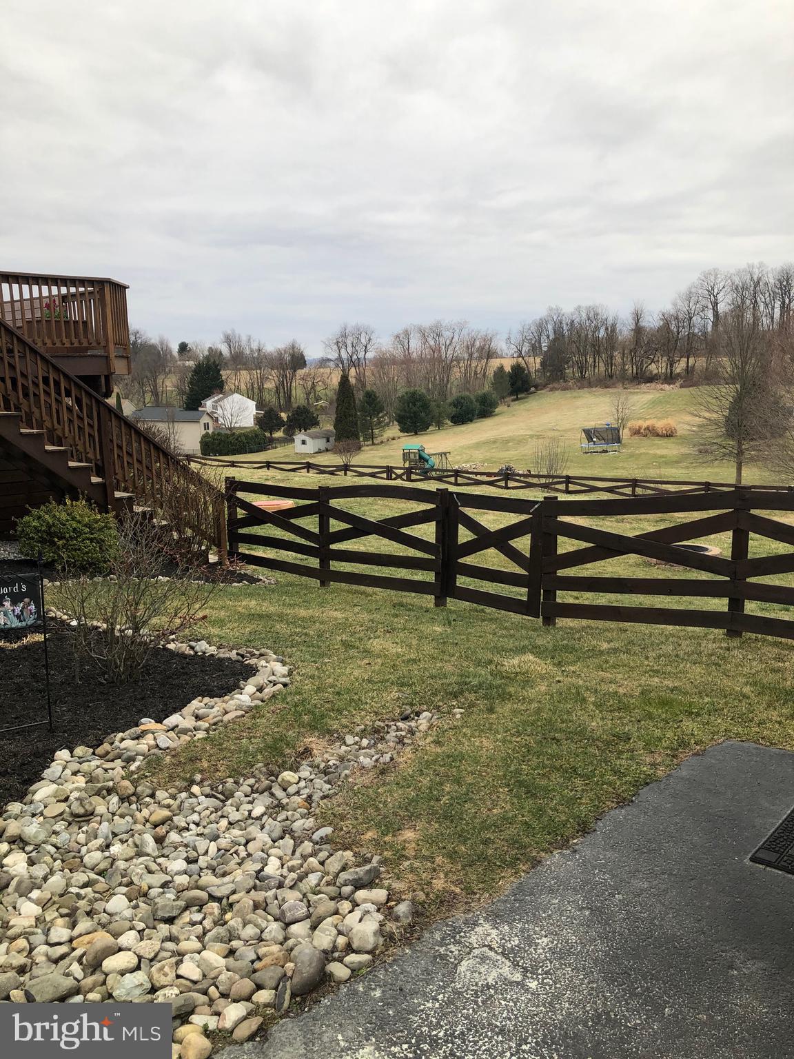 708 Millers Spring Road York, PA 17406 - Photo 2 of 45 The view from lower level back door