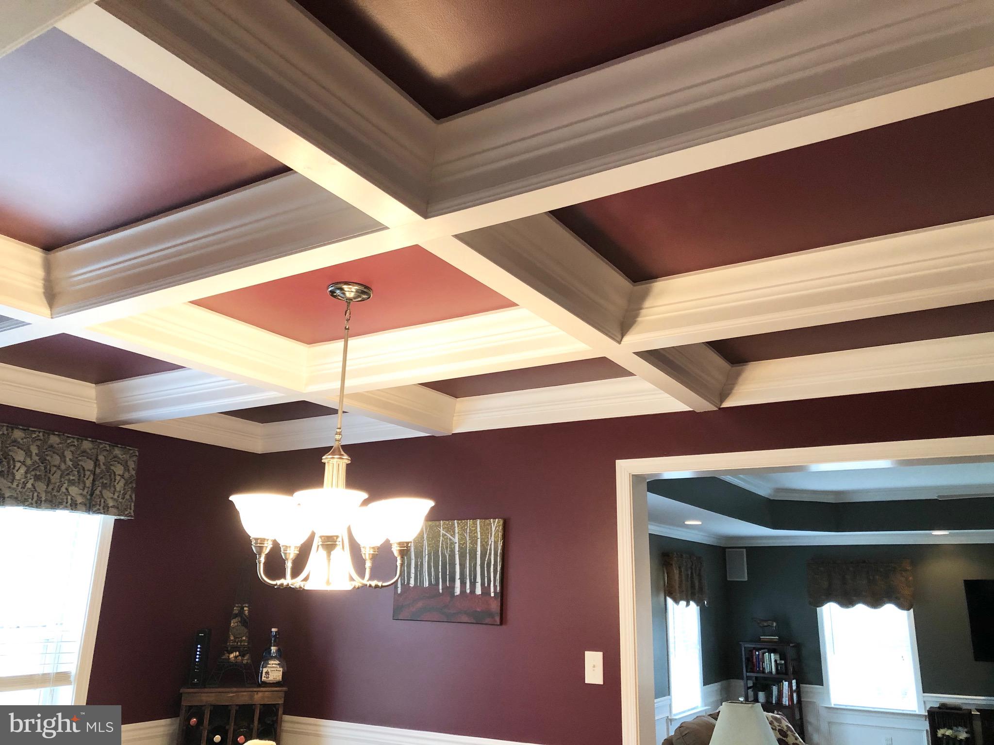 708 Millers Spring Road York, PA 17406 - Photo 7 of 45 Check out this coffered ceiling!