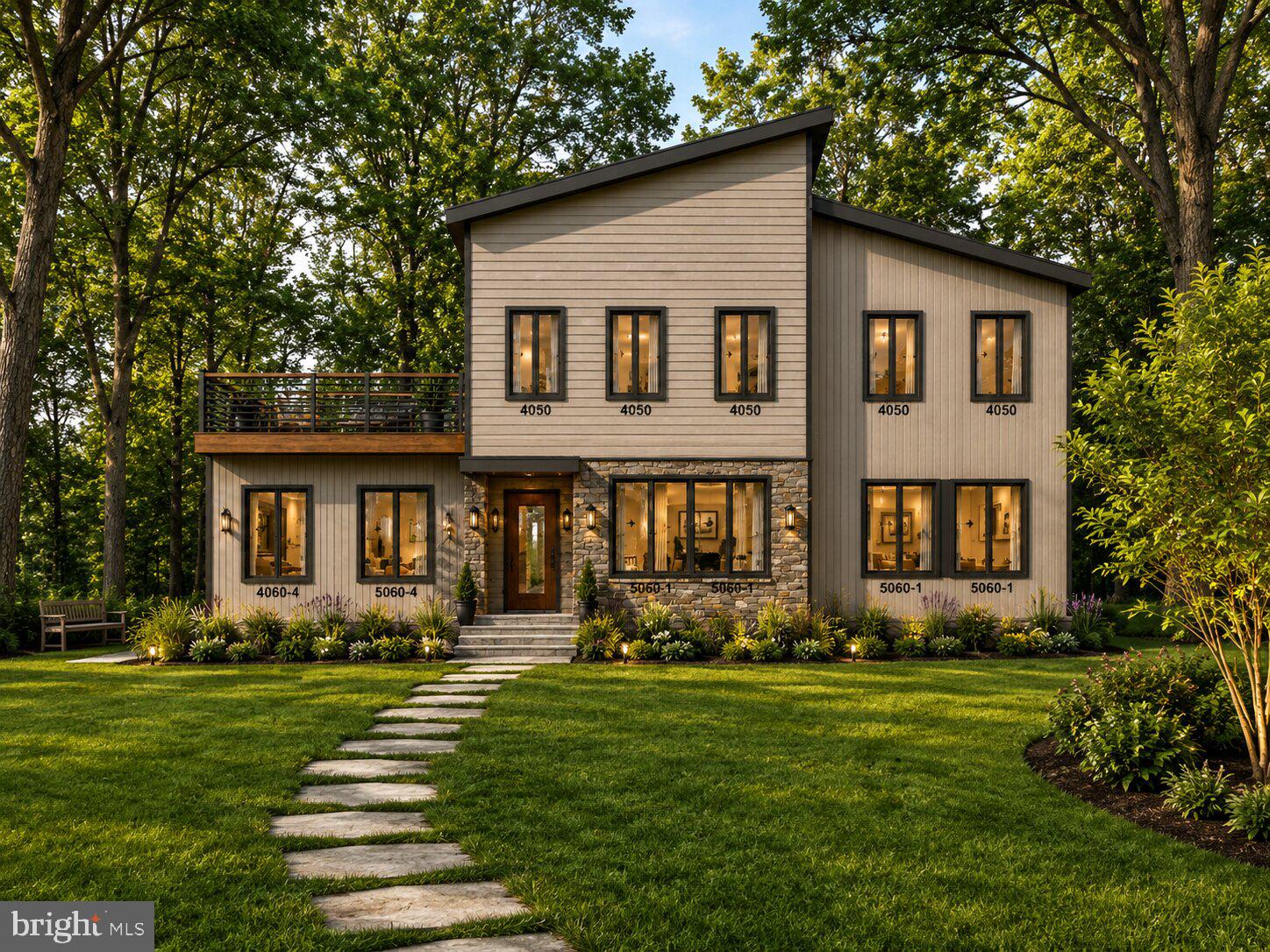 1475 Langhorne Yardley Road Langhorne, PA 19047 - Photo 3 of 15 Modern home nestled in lush greenery.