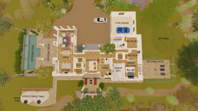 swimming pool view with a outdoor space