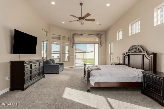 a close view of closet