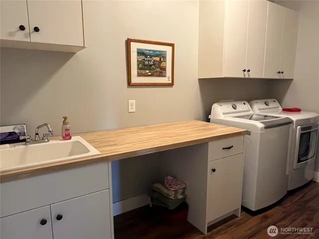 a room with storage and utility