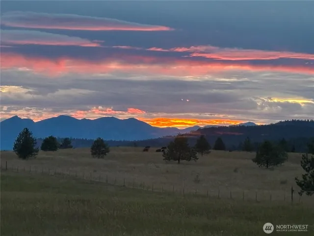 a view of an outdoor of sunset
