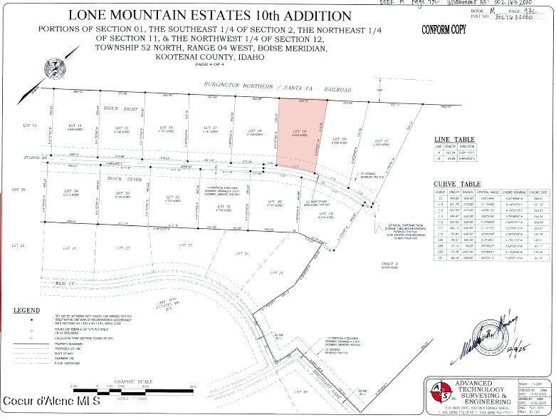 L19-b8 North Eclipse Road Rathdrum, ID 83858 - Photo 4 of 5 Plat