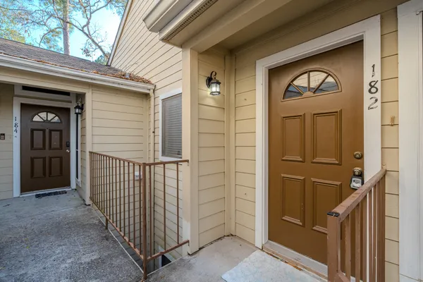 a view of front door of a house
