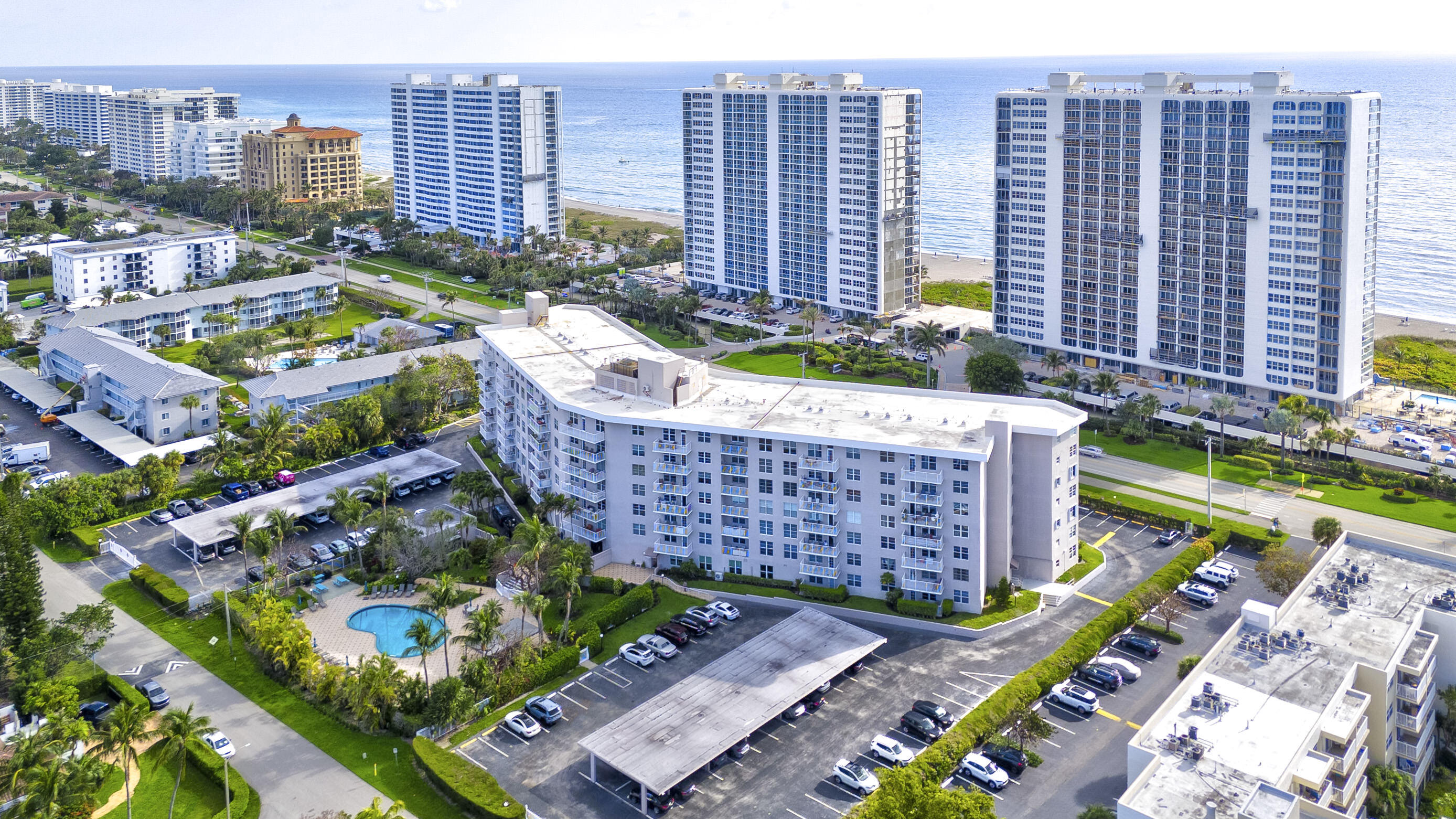 2851 South Ocean Boulevard, Unit 5L Boca Raton, FL 33432 - Photo 45 of 49 Aerial View