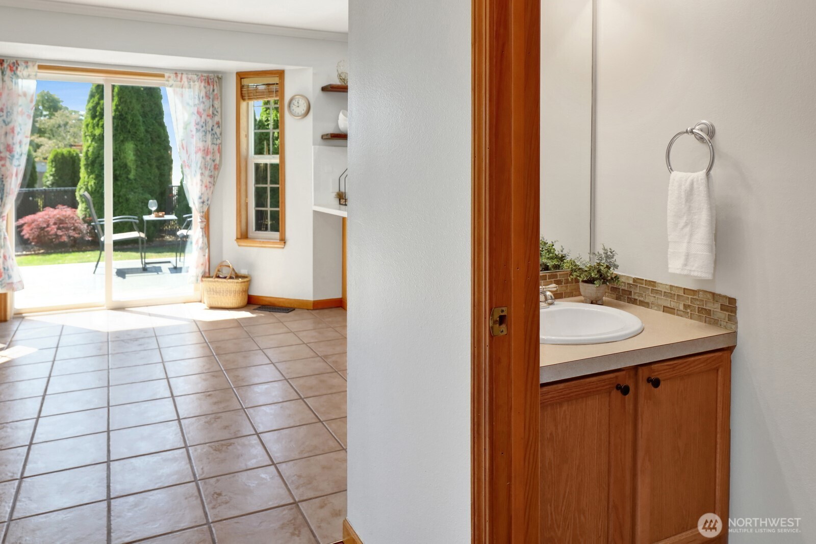 6149 Church Road Ferndale, WA 98248 - Photo 15 of 37 a bathroom with a sink and a mirror
