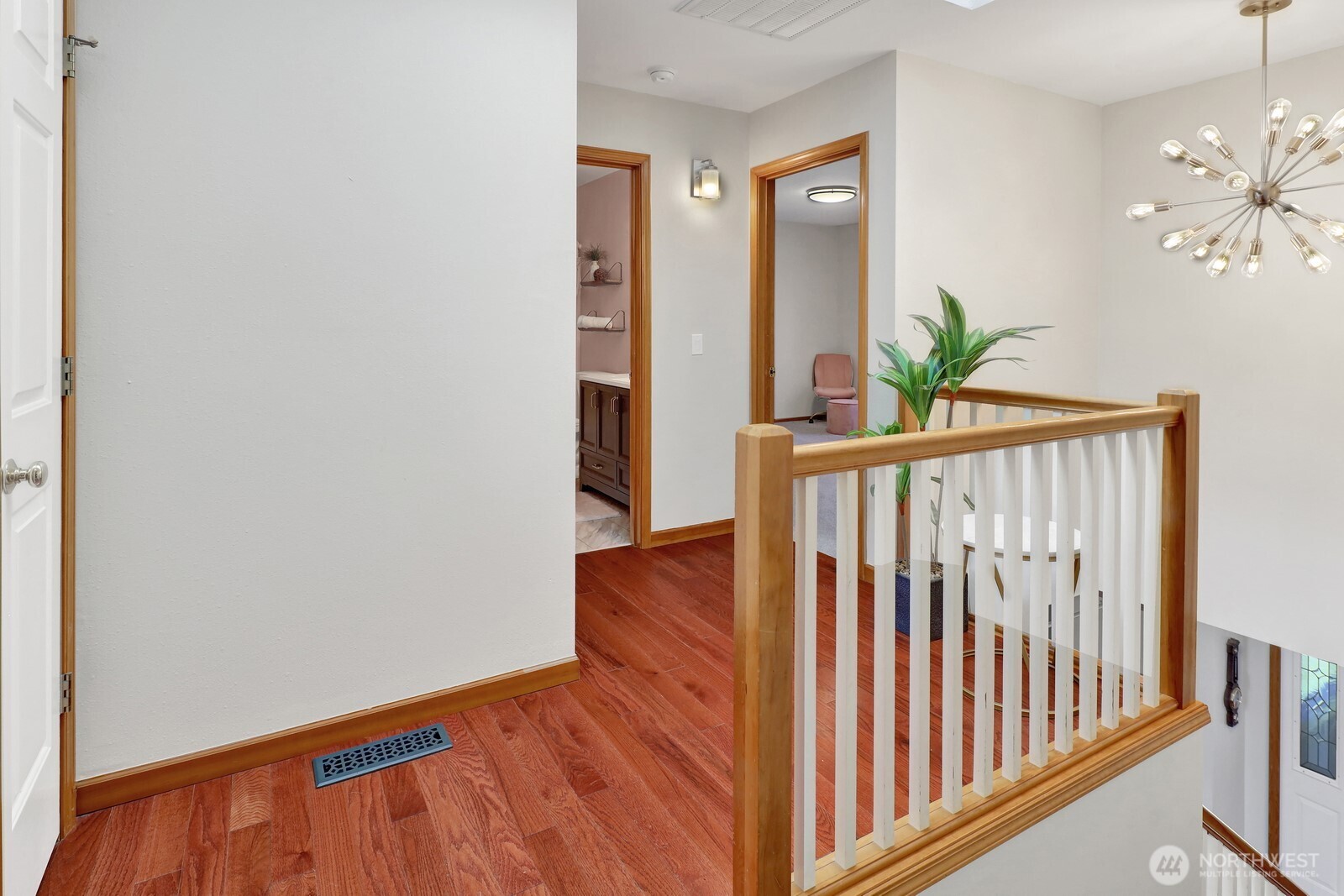 6149 Church Road Ferndale, WA 98248 - Photo 23 of 37 a view of hallway with wooden floor