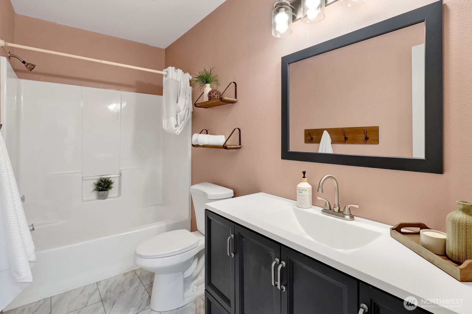 6149 Church Road Ferndale, WA 98248 - Photo 24 of 37 a bathroom with a sink and a mirror