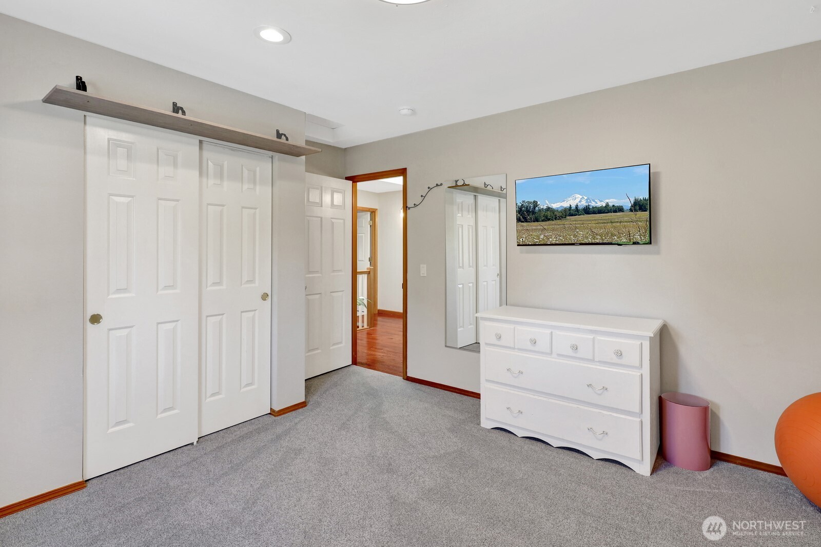 6149 Church Road Ferndale, WA 98248 - Photo 27 of 37 a view of an empty room with cabinet and a window