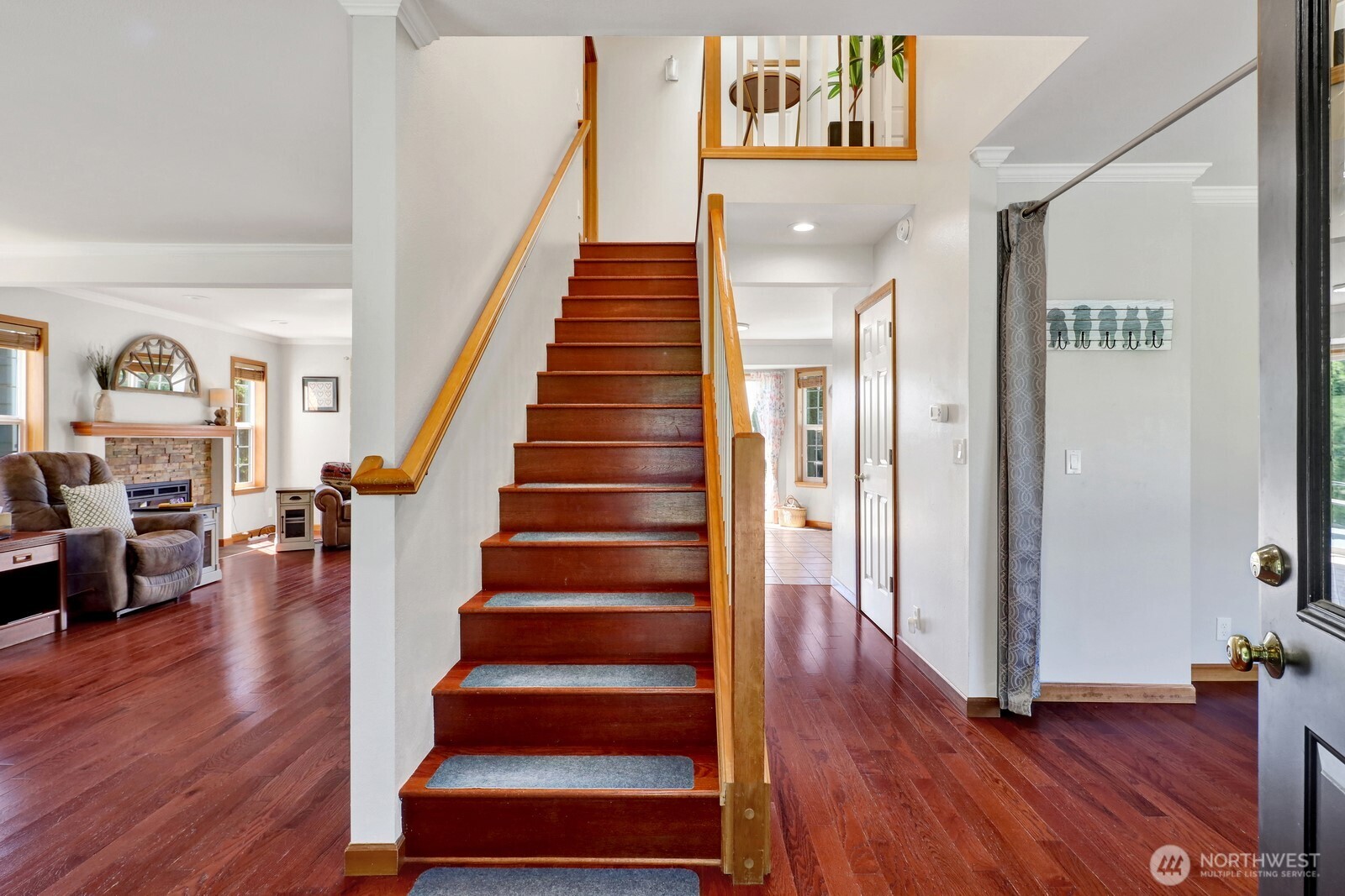 6149 Church Road Ferndale, WA 98248 - Photo 4 of 37 a view of entryway and hall with wooden floor