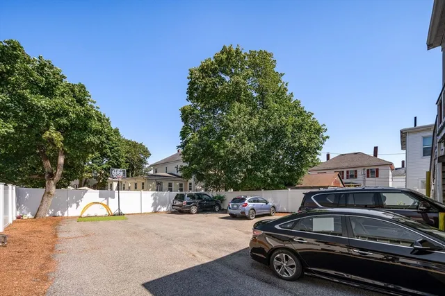 an aerial view of multiple houses